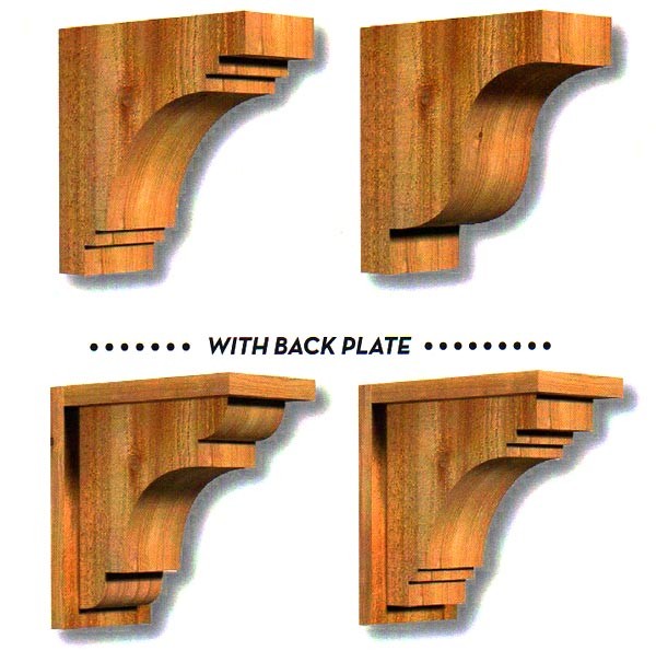 Rustic Wood Corbels Southern Crafted Millwork